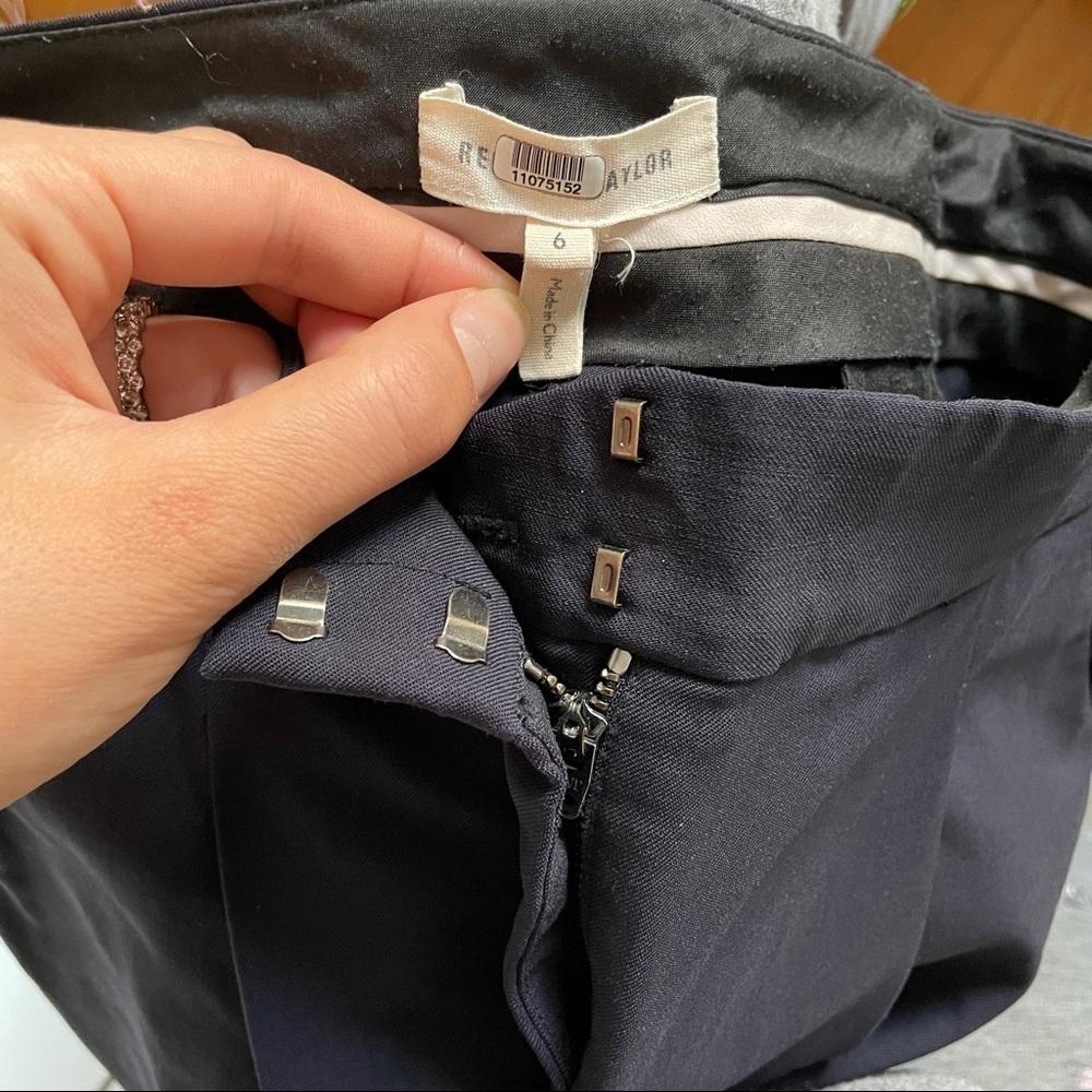 Rebecca Taylor Spring Suiting Ruffle Pants - Picture 11 of 16